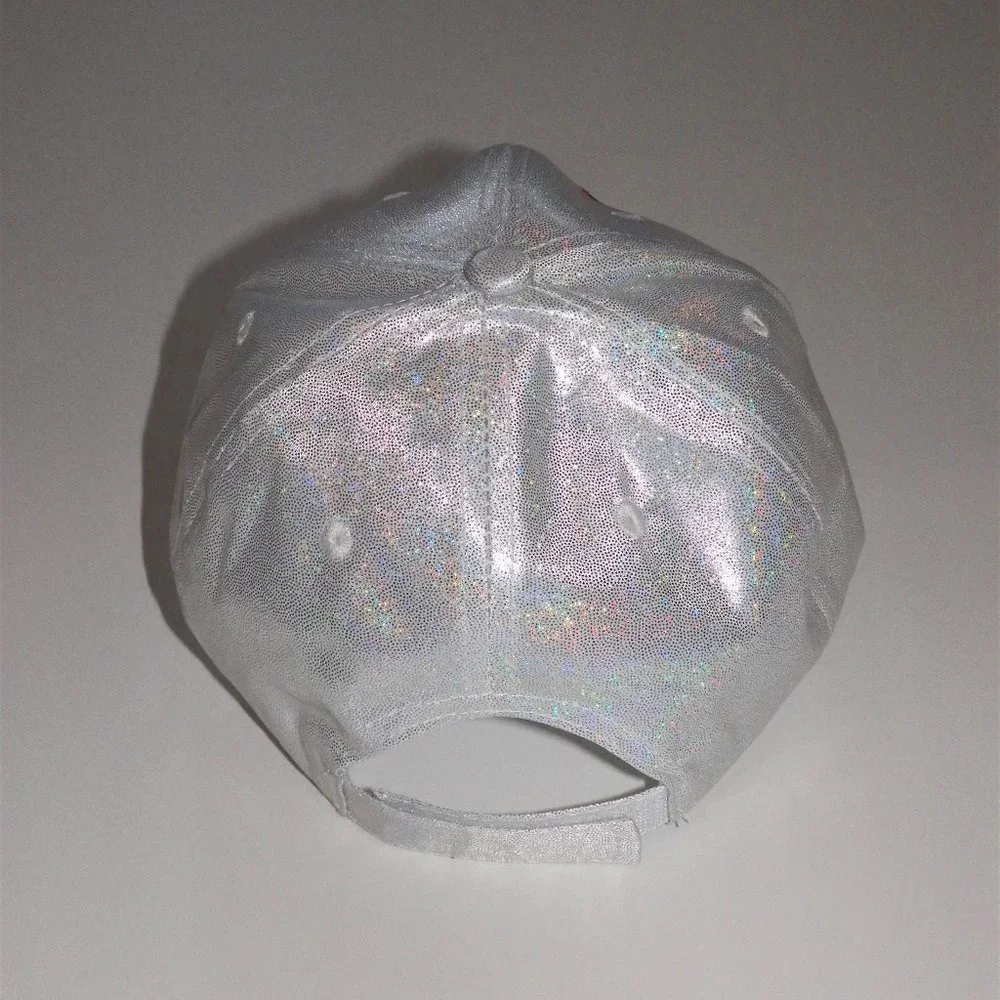 Barbie Silver Glitter Baseball Cap Hat